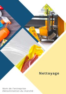 Modèle de mémoire technique nettoyage